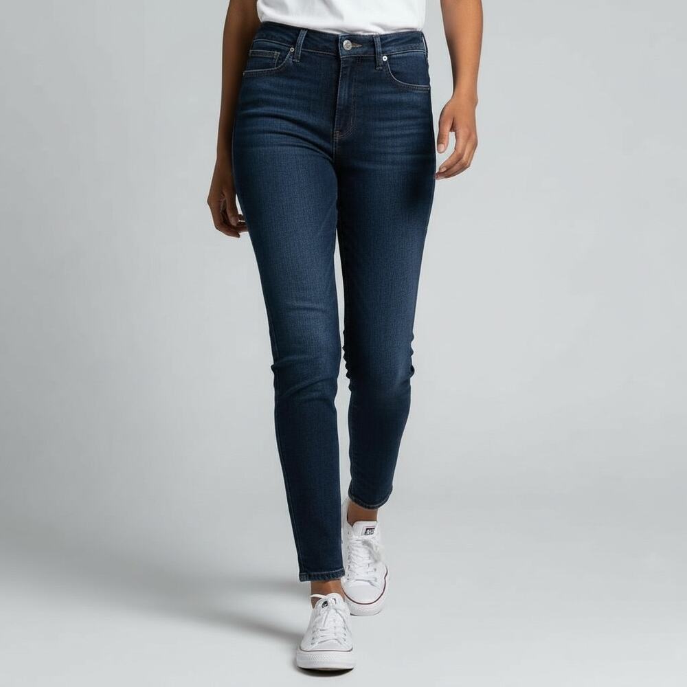 Good American Good Classic Slim-Straight Jeans – Dark Indigo – NWT – Size 15
